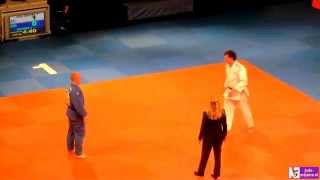 Judo 2014 Dutch Championships: van Gestel (ZN) - Havers (MN) [-100kg] rep