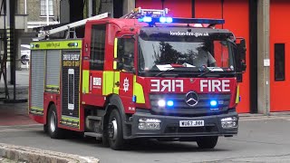 London Fire Brigade - Paddington Pump Ladder Turnout 15-10-2021