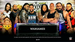 CM Punk & The OG Bloodline Vs The Rock , Bronson Reed & The New Bloodline - War Games Match |WWE2k24