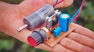 Make a PWM dc motor speed controller using IC 555| Simple Dc motor speed controller circuit