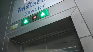 2 Thyssenkrupp elevators at Phyathai ARL Station Bangkok Thailand (only one lift in operation)