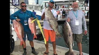 2019 Sarasota Slam Weigh in. Jason Boyll Warsaw grouper, Tommy Butler mutton snapper & more.