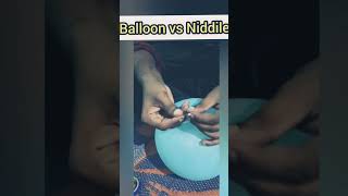 Balloon vs Niddile Experament #experiment