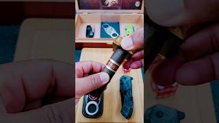 Crown-Cut Cutting, Toasting, and Lighting a "NUB Maduro" Cigar by Oliva