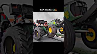 Tractor stunt | Tractors Stuck In Mud 🚜 Kubota Tractor 😱 Off Roads #shorts #shortsfeed #viral