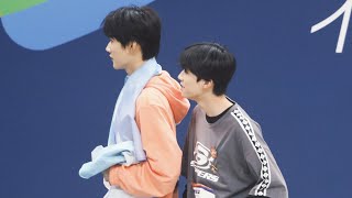 Fancam 6丨YZL • Zhou Keyu x Zhang Jiayuan's soft moments at Super Novae Games 2021 [211812]