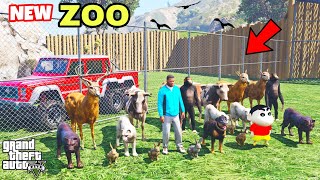 Franklin and Shinchan Open A New ZOO or Come Wild Animals in ZOO IN GTA V