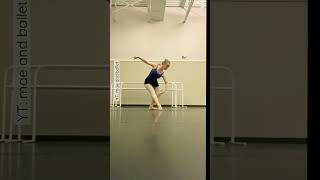 Ballet 💜🩰🩰 #ballerina #ballet #pointe #dance #shorts #turning #dancer #arabesque #balance