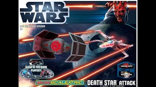 Star Wars Attack On Slot Car System! Tie Fighter vs X-Wing Battle!