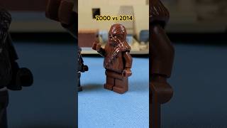 Old LEGO 2000 Chewbacca vs New 2014 Minifigure! #legostarwars #lego #starwars #shorts