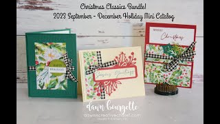 REPLAY FB Live #101 - 3 beautiful card ideas using the Christmas Classics Bundle!