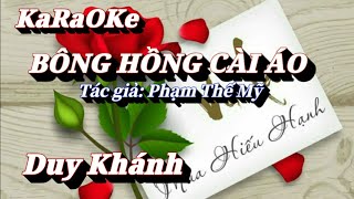 Karaoke Bông Hồng Cài Áo _ Duy Khánh