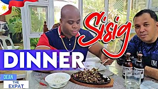 I was invited to a REAL Filipino Dinner OF SISIG