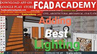 Adding Lighting in sketchup