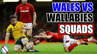 Wales v Australia 2021 Autumn Nations Series Squads |  Rugby Union Australia vs Wales