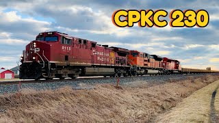 CPKC 230 east approaching Ringold. 2-18-2024