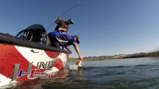 Jarrett Edwards Outdoors Bass Fishing with Justin Kerr on the Colorado River