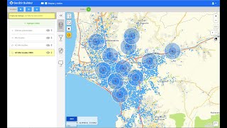 Estadísticas Socioeconómicas por Zonas de Influencia - Geodir Builder