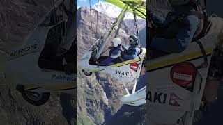 Ultralight Flight in Pokhara.  #travel#explorepage #explorenepal  #youtubeshorts