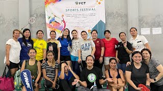 FCT Filipino Community of Tanzania Sports fest 2022 Day 2 | Badminton games