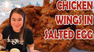 CHICKEN WINGS IN REAL SALTED EGG | FoodChannelPH