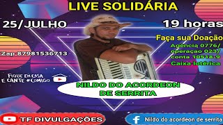 LIVE Solidária - Nildo do Acordeon | Serrita/PE #fiqueemcasa e cante #comigo