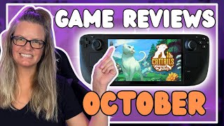 My Honest Review of all the Games I played in October 🍁| #gifted