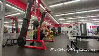 Wide Stance/ Close Stance Smith Machine Squat