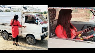 Anum Cranking and moving an old Suzuki mini farm truck | Coldstart Pedal pumping | Part 1