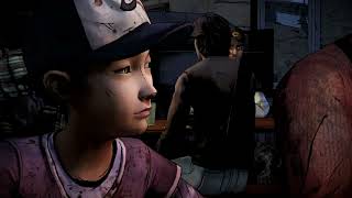 Kennny offers Clementine to stay with him (The Walking Dead Season 2)