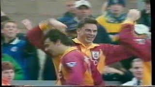 EPL 1999 Bradford City 3 vs Leicester City 1 at Valley Parade