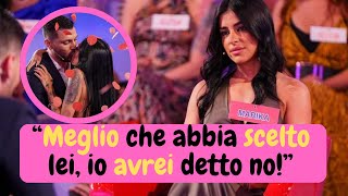 Marika dopo la scelta : "io gli avrei detto no!"