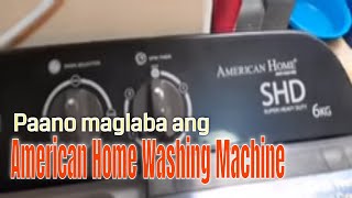 Paano Maglaba ang American Home Washing Machine /#Shorts