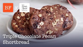 Triple Chocolate Pecan Shortbread | Pump Street at Home with Building Feasts