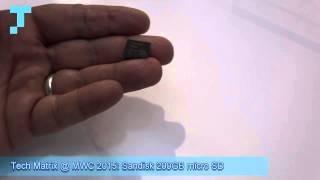 Kingston 200GB micro SD ελληνικό hands-on @MWC 2015