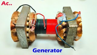 How To make 200V Electricity 40000KW Fan Motor Generator Use Dc Motor Transformer At Home