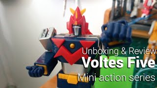 Unboxing and review of Voltes Five Mini Action series(Tagalog)