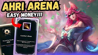 Ahri Arena 2v2v2v2 Easy Money with Gambler's Blade x Thread the Needle League of Legends