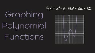 How to Graph Polynomials using Degree, End Behavior, and Zeros | Graphing Polynomial Functions