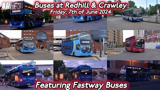 Buses at Redhill & Crawley | Friday, 7th of June 2024 | ARLE3