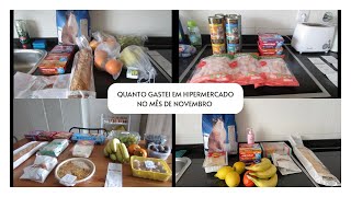 Quanto gastei em hipermercado no mês de Novembro || Filipa da Costa