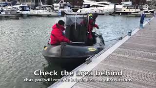 Springing Off a Pontoon in a powerboat