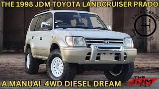 AN AMAZING DIESEL 4WD!  Let's take a look at the 1998 Toyota Land Cruiser Prado with a 1KZ-TE Engine