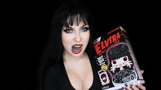 Dressed as Elvira and trying Elvira Cereal!