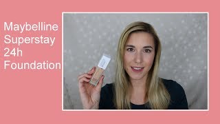 Maybelline Superstay 24h Foundation | Review & Demo