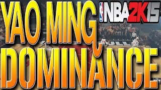 NBA 2K15 TIPS: How To DOMINATE With Yao Ming - How To Score EVERY TIME With Yao Ming