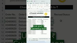 How to Insert Indian Rupees Symbol in Excel | Easy Keyboard Shortcut #exceltricks