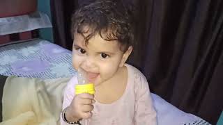 Fruit Feeder Baby | Baby Use Feeder | 6 Month Baby Activities | Cute Baby Videos | Laughing Baby