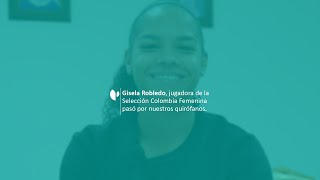 Gisela Robledo, jugadora de la Selección Colombia Femenina pasó por nuestros quirófanos