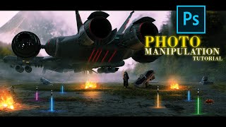 Photo Manipulation Tutorial ! Composition - Lighting - Shading ! look like #hollywood movie